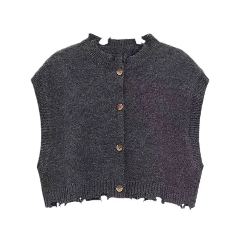 New In 2025 Sleeveless Short Sweater Vest Women Spring Autumn Korean Fashion Chic Waistcoat Cardigans Female Knitted Tank Tops
New In 2025 Sleeveless Short Sweater Vest Women Spring Autumn Korean Fashion Chic Waistcoat Cardigans Female Knitted Tank Tops