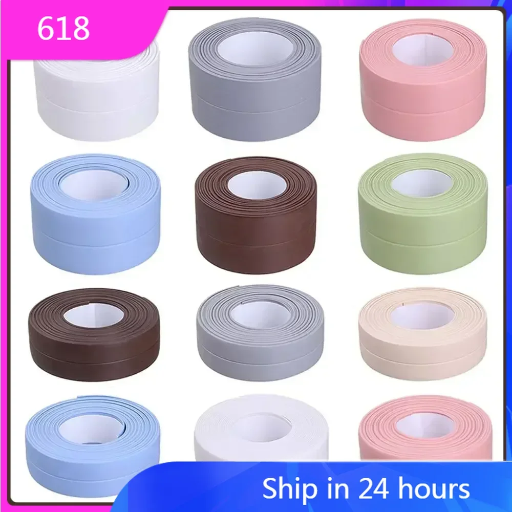 Mildew-proof Caulk Tape Self Adhesive Bathroom Shower Tile Sealer Toilet Colorful Kitchen Sealant Strip Household 3.2m x 3.8cm
Mildew-proof Caulk Tape Self Adhesive Bathroom Shower Tile Sealer Toilet Colorful Kitchen Sealant Strip Household 3.2m x 3.8cm