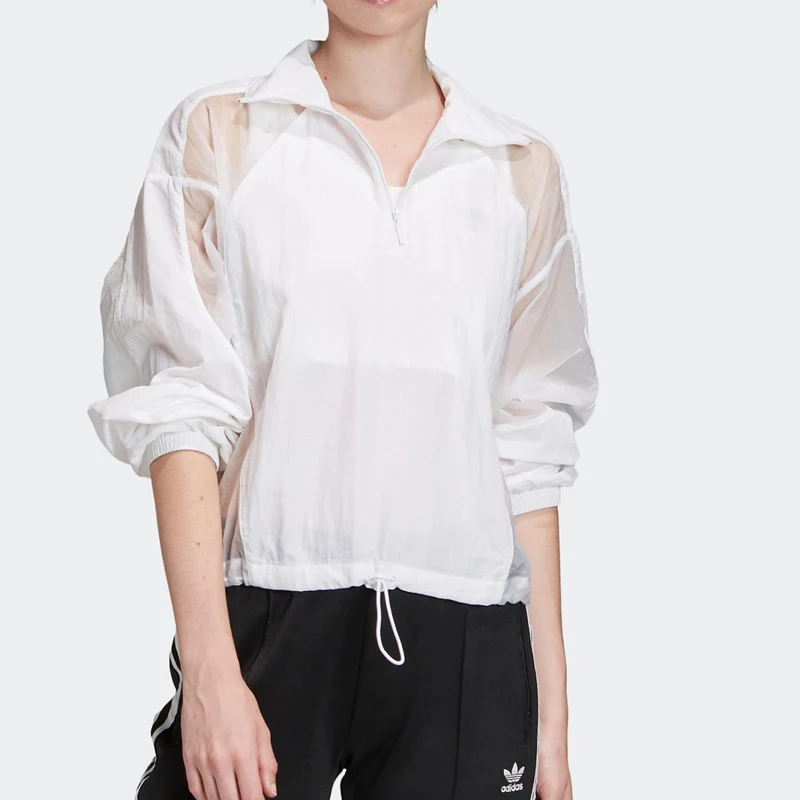 Официальная женская полупрозрачная спортивная куртка Adidas на трех полосок на молнии FM1973
Официальная женская полупрозрачная спортивная куртка Adidas на трех полосок на молнии FM1973