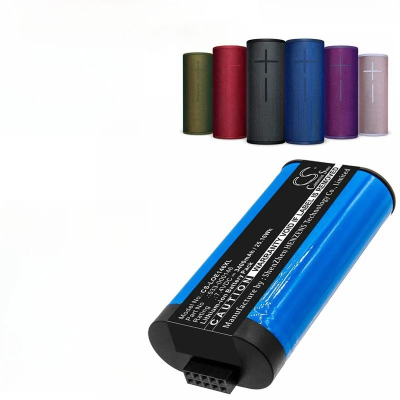 CameronSino Speaker Battery 2600mAh/3400mAh 533-000146 for Logitech Ultimate Ears Megaboom 3 , 084-000845 , 984-001362 , S-00171
CameronSino Speaker Battery 2600mAh/3400mAh 533-000146 for Logitech Ultimate Ears Megaboom 3 , 084-000845 , 984-001362 , S-00171