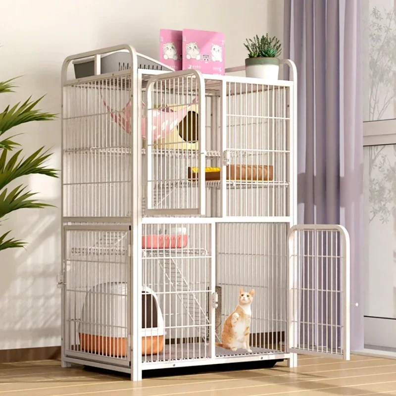A Multifunctional Household Cat Cage Four-story Cat Luxury Villa Large Space Cattery Cat House Small Domestic Indoor
A Multifunctional Household Cat Cage Four-story Cat Luxury Villa Large Space Cattery Cat House Small Domestic Indoor