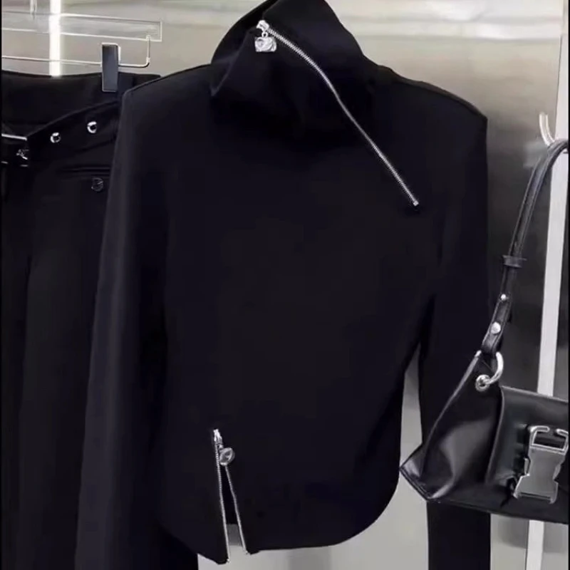 Long Sleeve Zipper Patchwork High Street Tops Spring Autumn New Solid Irregular Casual T Shirts Fashion Harajuku Women Clothing
Long Sleeve Zipper Patchwork High Street Tops Spring Autumn New Solid Irregular Casual T Shirts Fashion Harajuku Women Clothing