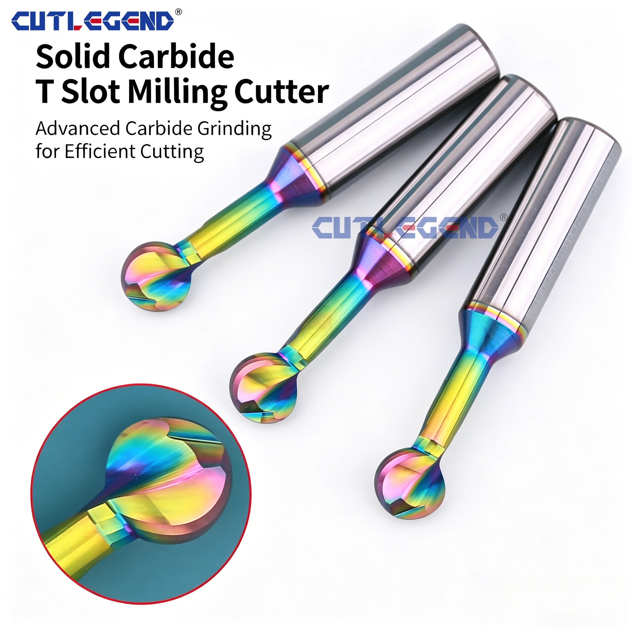 CUTLEGEND Ball T Shape Cutter Solid Carbide End Mill R2 R3 R4 R5 R6 For Aluminum Wood Lollipop Ball Nose Milling Cutter Rounded
CUTLEGEND Ball T Shape Cutter Solid Carbide End Mill R2 R3 R4 R5 R6 For Aluminum Wood Lollipop Ball Nose Milling Cutter Rounded