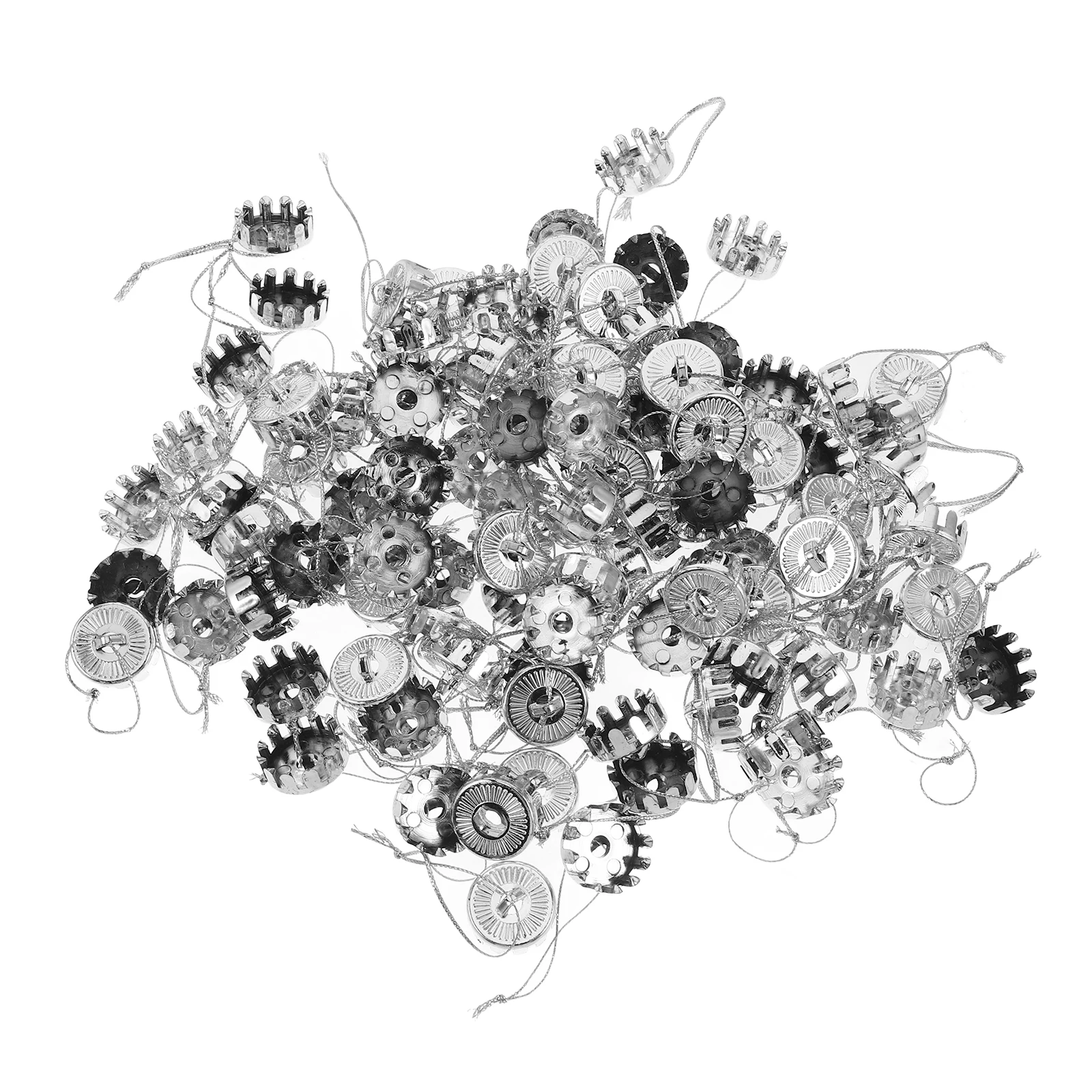 100 Pcs 2cm Christmas Ball Cap Cover Plastic Ornament Hangers Tops DIY Tree Decorations Holiday Bauble Caps Craft Accessories
100 Pcs 2cm Christmas Ball Cap Cover Plastic Ornament Hangers Tops DIY Tree Decorations Holiday Bauble Caps Craft Accessories