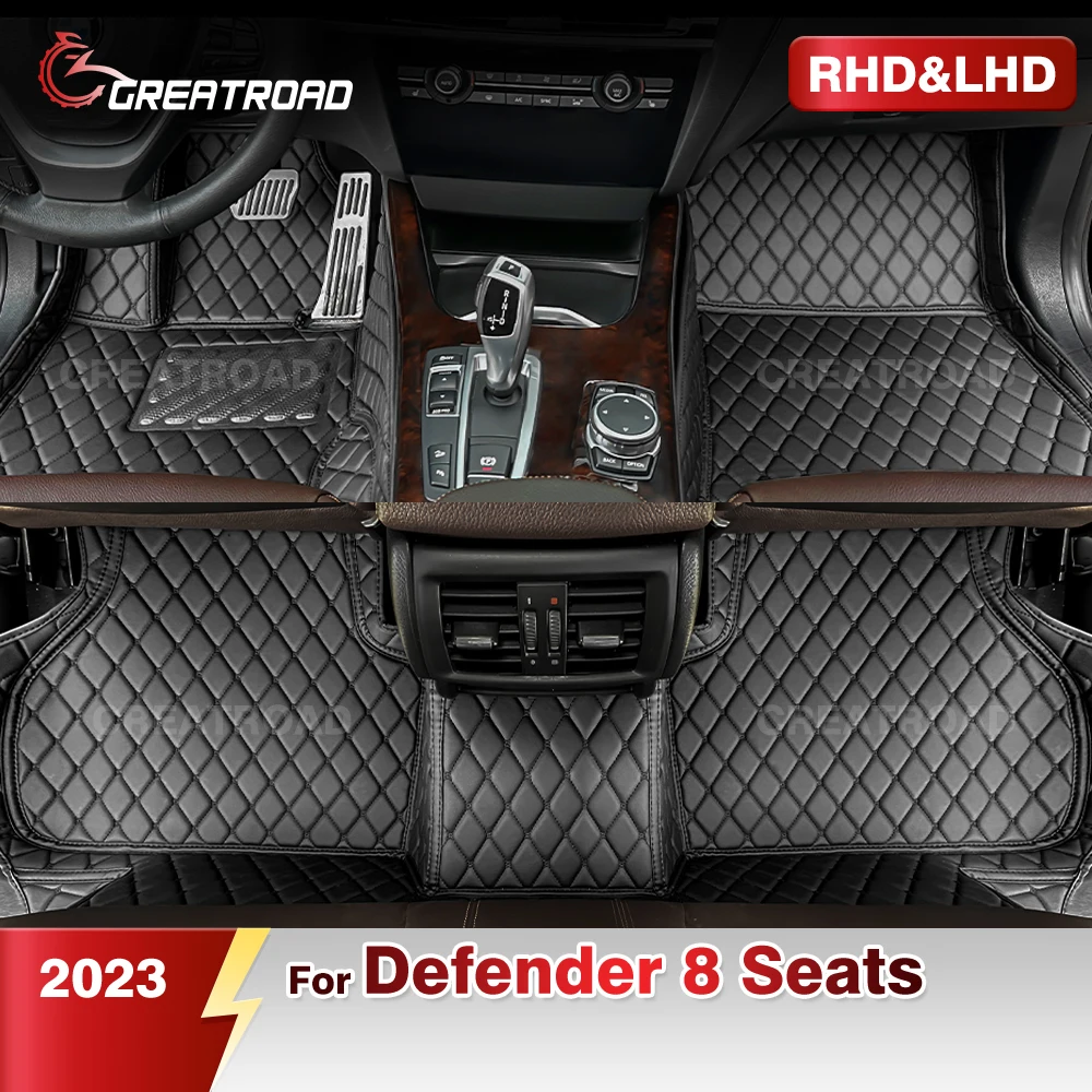 Custom Car Floor Mats For Defender 8 Seats 2023 Automobile Carpet Cover Interior Details Accessories Protective Pad Parts
Custom Car Floor Mats For Defender 8 Seats 2023 Automobile Carpet Cover Interior Details Accessories Protective Pad Parts