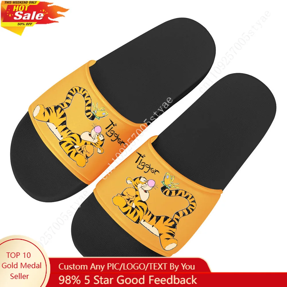 Тапочки Disney Tigger, повседневная обувь для дома и улицы, водная обувь для мужчин, женщин и подростков, пляжные сандалии для бассейна, летние тапочки
Тапочки Disney Tigger, повседневная обувь для дома и улицы, водная обувь для мужчин, женщин и подростков, пляжные сандалии для бассейна, летние тапочки