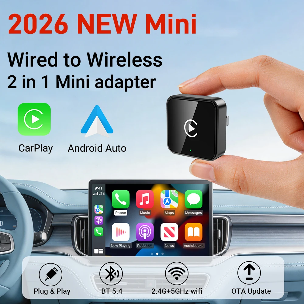 Новый беспроводной адаптер CarPlay Android Auto USB Dongle Smart Mini Box Plug And Play Универсальный для VW Toyota Nissan Honda Ford Benz
Новый беспроводной адаптер CarPlay Android Auto USB Dongle Smart Mini Box Plug And Play Универсальный для VW Toyota Nissan Honda Ford Benz