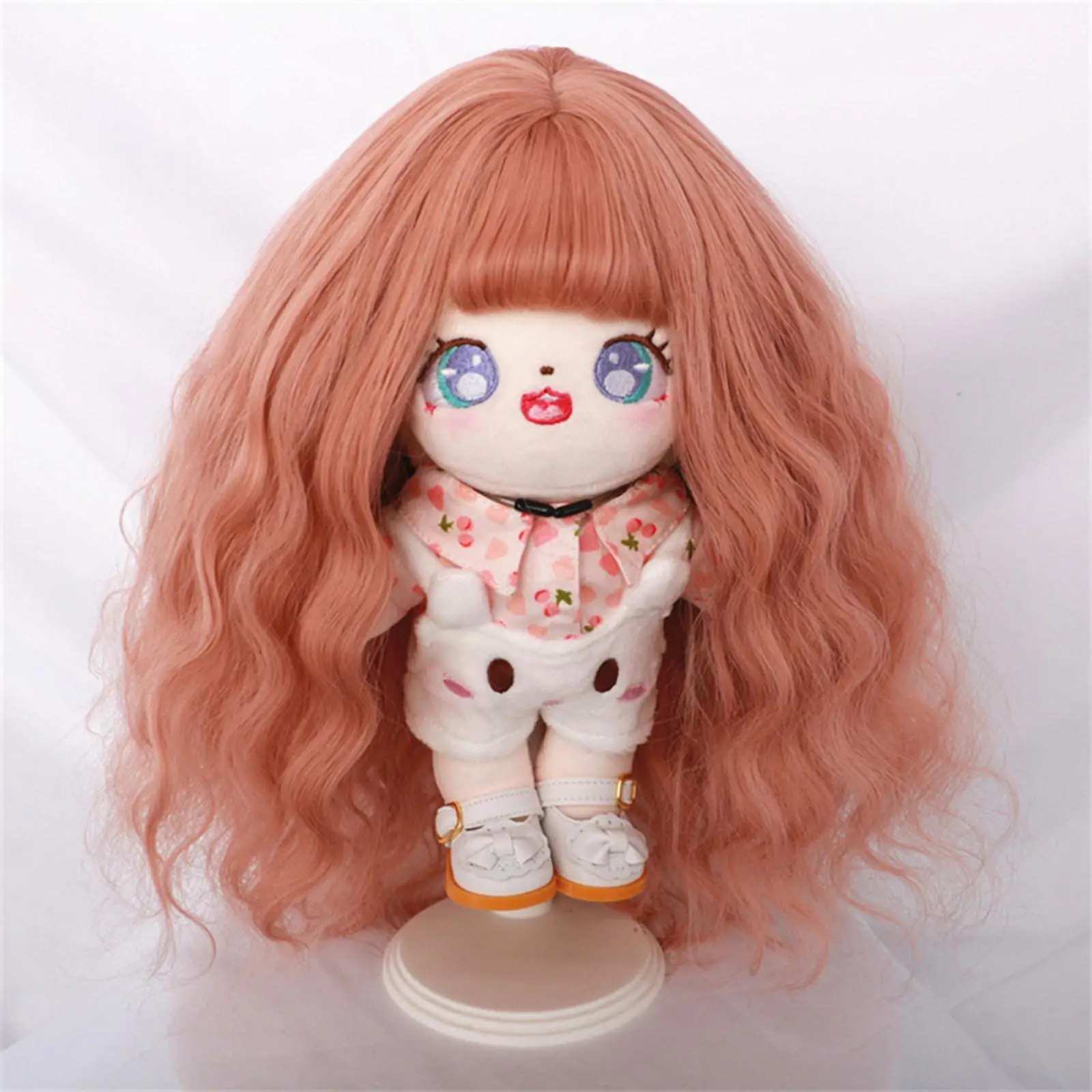 20cm Cotton Doll Wig Fashion Replacement Decor High Temperature Silk Handcraft Orange Doll Hairpiece Plush Doll Long Curly Hair
20cm Cotton Doll Wig Fashion Replacement Decor High Temperature Silk Handcraft Orange Doll Hairpiece Plush Doll Long Curly Hair
