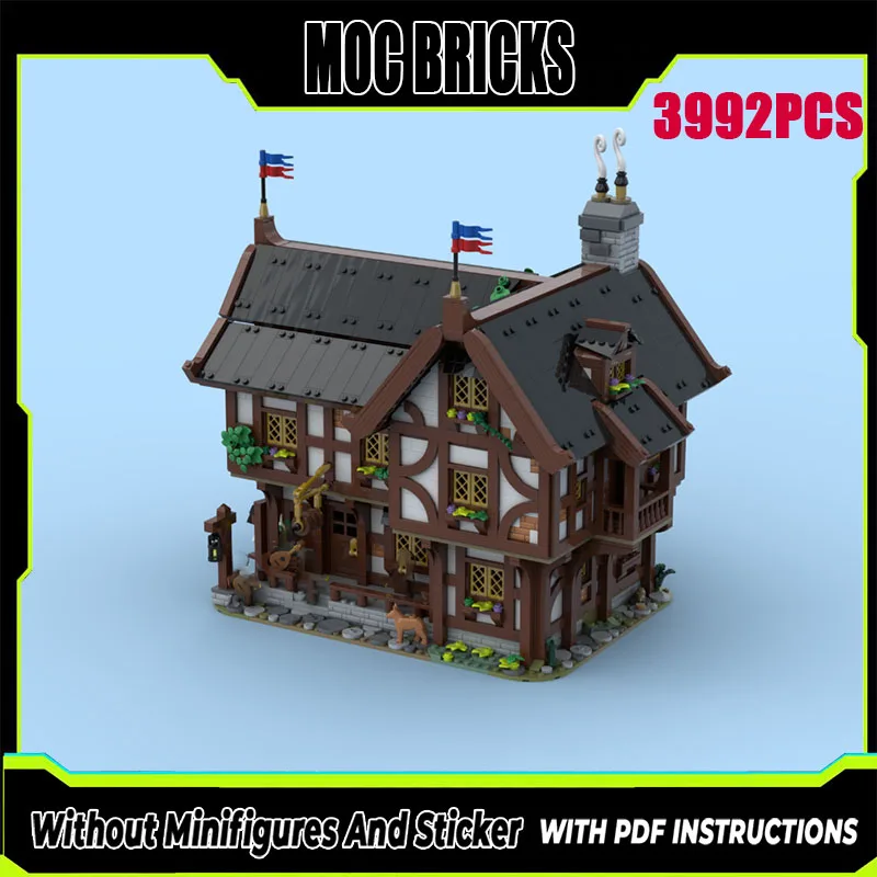 Moc Building Blocks Architecture Model Medieval Hotel Modular Building Blocks Gift Children's Toys DIY Assembly Set
Moc Building Blocks Architecture Model Medieval Hotel Modular Building Blocks Gift Children's Toys DIY Assembly Set