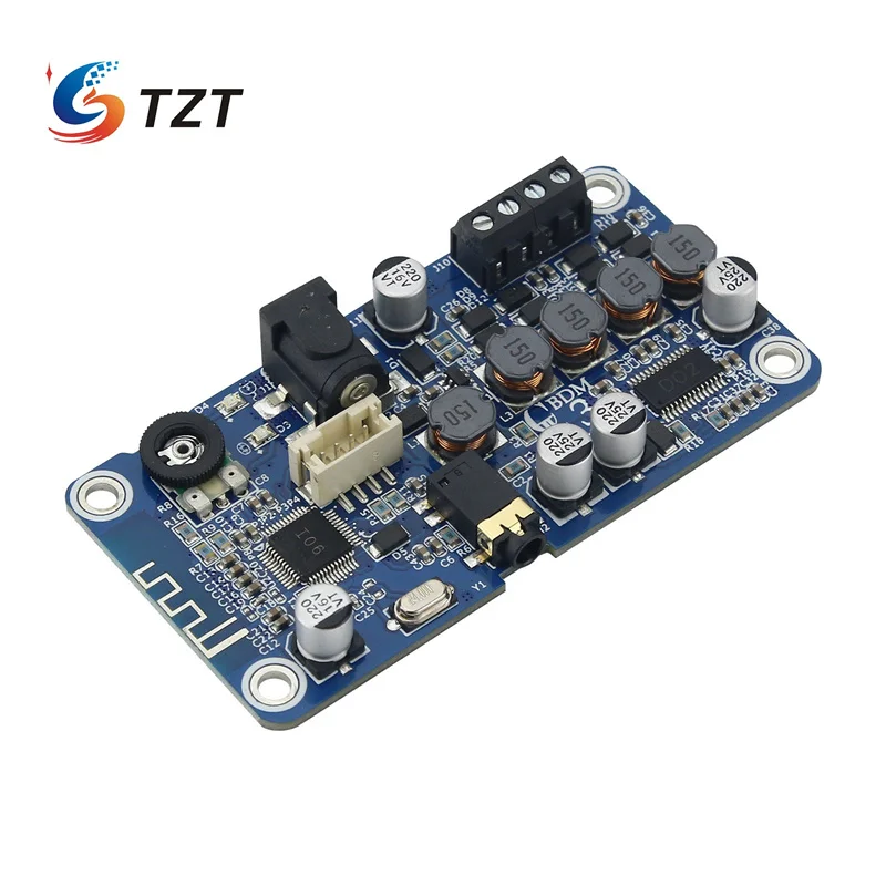 TZT AA-AB32477 Dual Channel 20W + 20W HIFI Bluetooth 5.0 Power Amplifier Board Bluetooth and AUX Input 12-19VDC
TZT AA-AB32477 Dual Channel 20W + 20W HIFI Bluetooth 5.0 Power Amplifier Board Bluetooth and AUX Input 12-19VDC