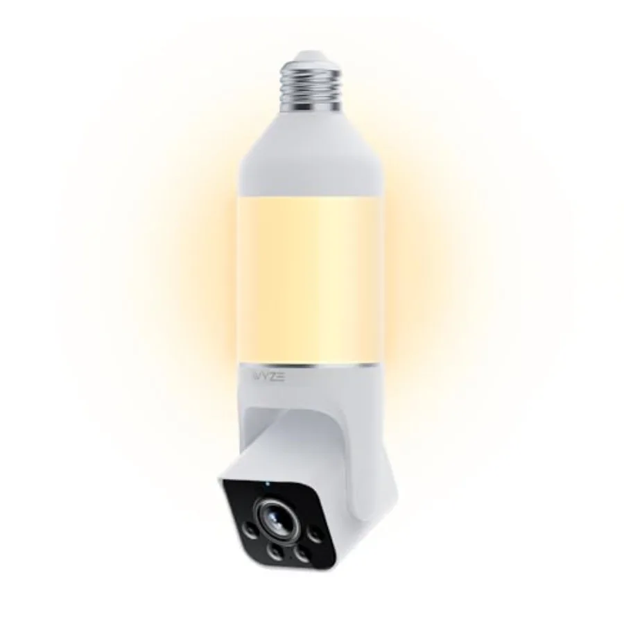 Bulb Cam Security Camera 2K HD Outdoor Light Bulb Camera Color Night Vision Dimmable LED Bulb Motion Detection Siren Alarm Work
Bulb Cam Security Camera 2K HD Outdoor Light Bulb Camera Color Night Vision Dimmable LED Bulb Motion Detection Siren Alarm Work
