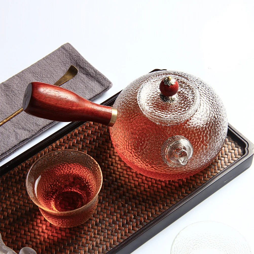 335Ml Glass Tea Pot Wooden Handle Hammered Texture Chinese Style Brewing Water Jar For Oolong Puer Tea Retro Design Filter Spout
335Ml Glass Tea Pot Wooden Handle Hammered Texture Chinese Style Brewing Water Jar For Oolong Puer Tea Retro Design Filter Spout