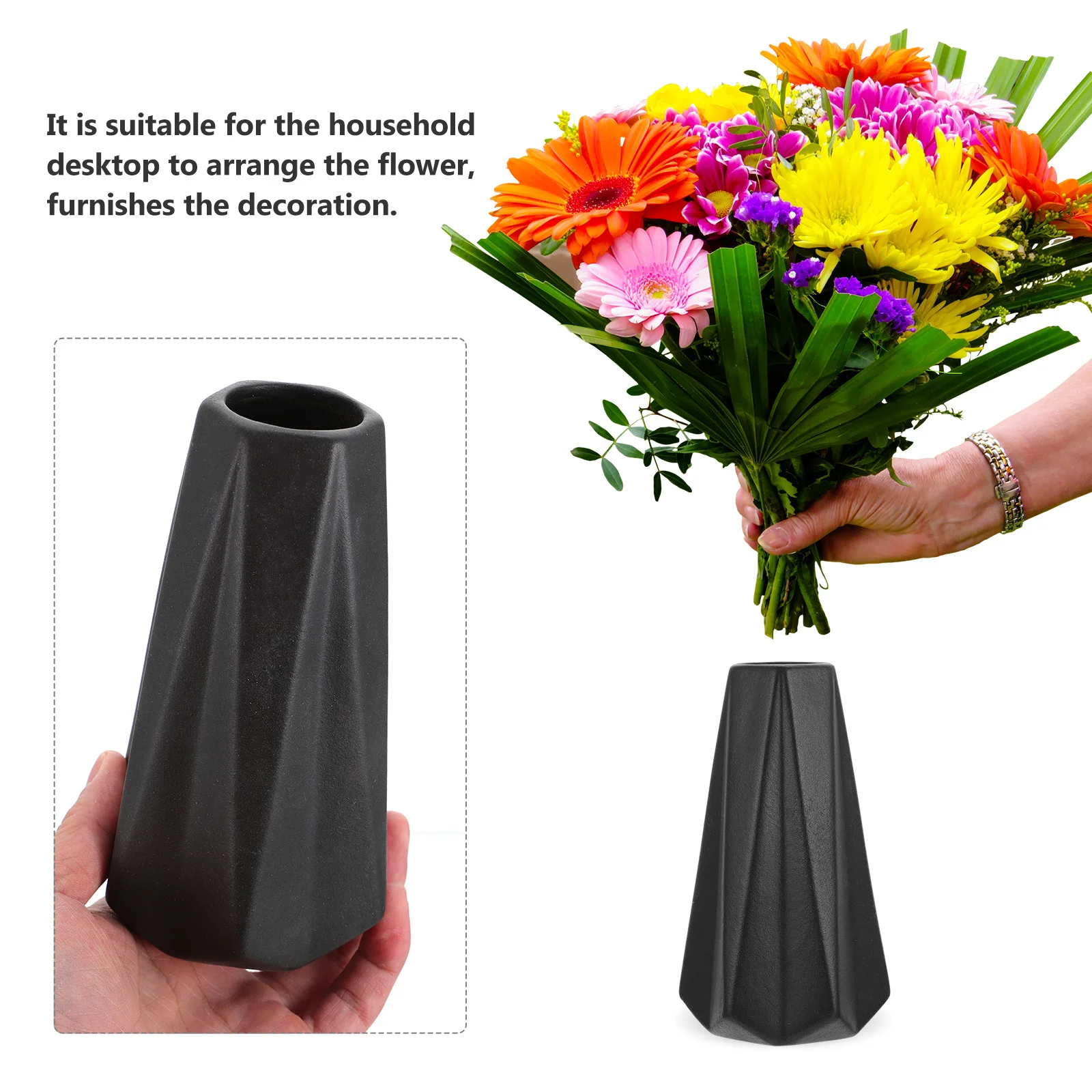 Creative Solid Color Flowerpot Ideal for Cactus Plant Growth Elegant Desktop Flower Vase Home Furnishing Hydroponic Ornament
Creative Solid Color Flowerpot Ideal for Cactus Plant Growth Elegant Desktop Flower Vase Home Furnishing Hydroponic Ornament