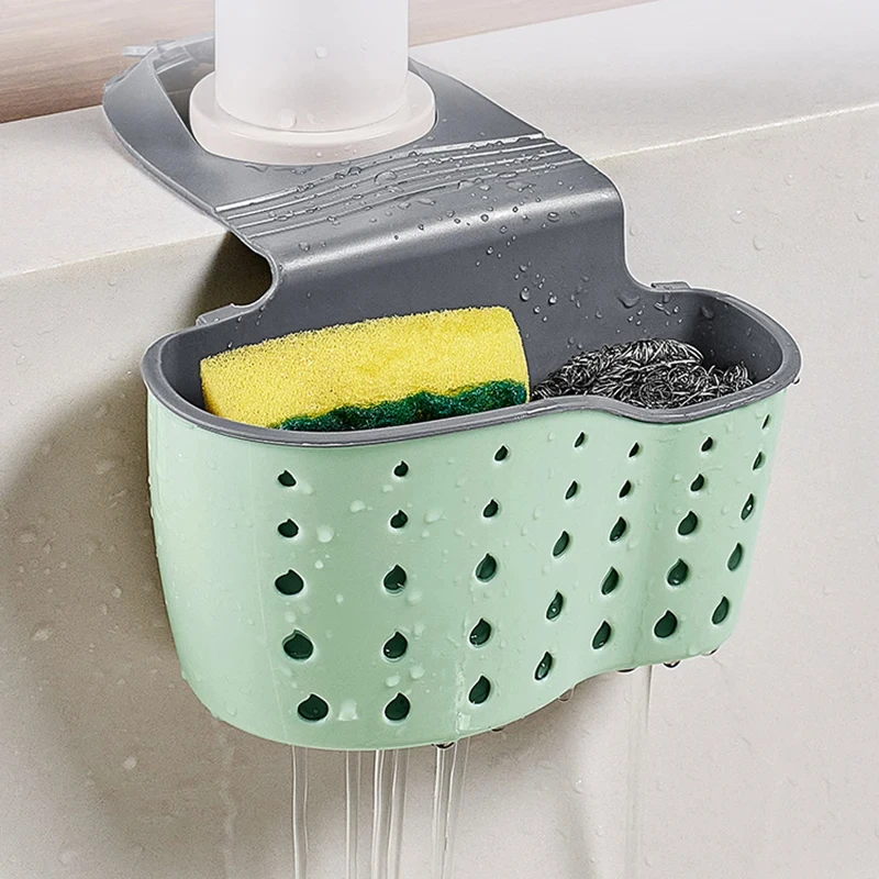 Kitchen Sink Shelf Organizers Double-Layer Hanging Soap Sponge Storage Holder Accessories Silicone Drain Rack Basket Supplies
Kitchen Sink Shelf Organizers Double-Layer Hanging Soap Sponge Storage Holder Accessories Silicone Drain Rack Basket Supplies