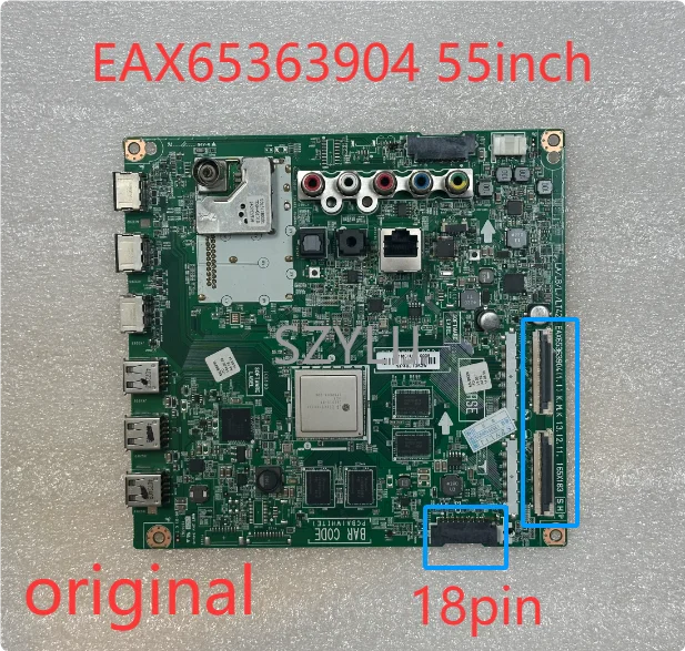 Original 55LB6330-TD TV motherboard LA/LB/LJLT42B EAX65363904 (1.1)
Original 55LB6330-TD TV motherboard LA/LB/LJLT42B EAX65363904 (1.1)