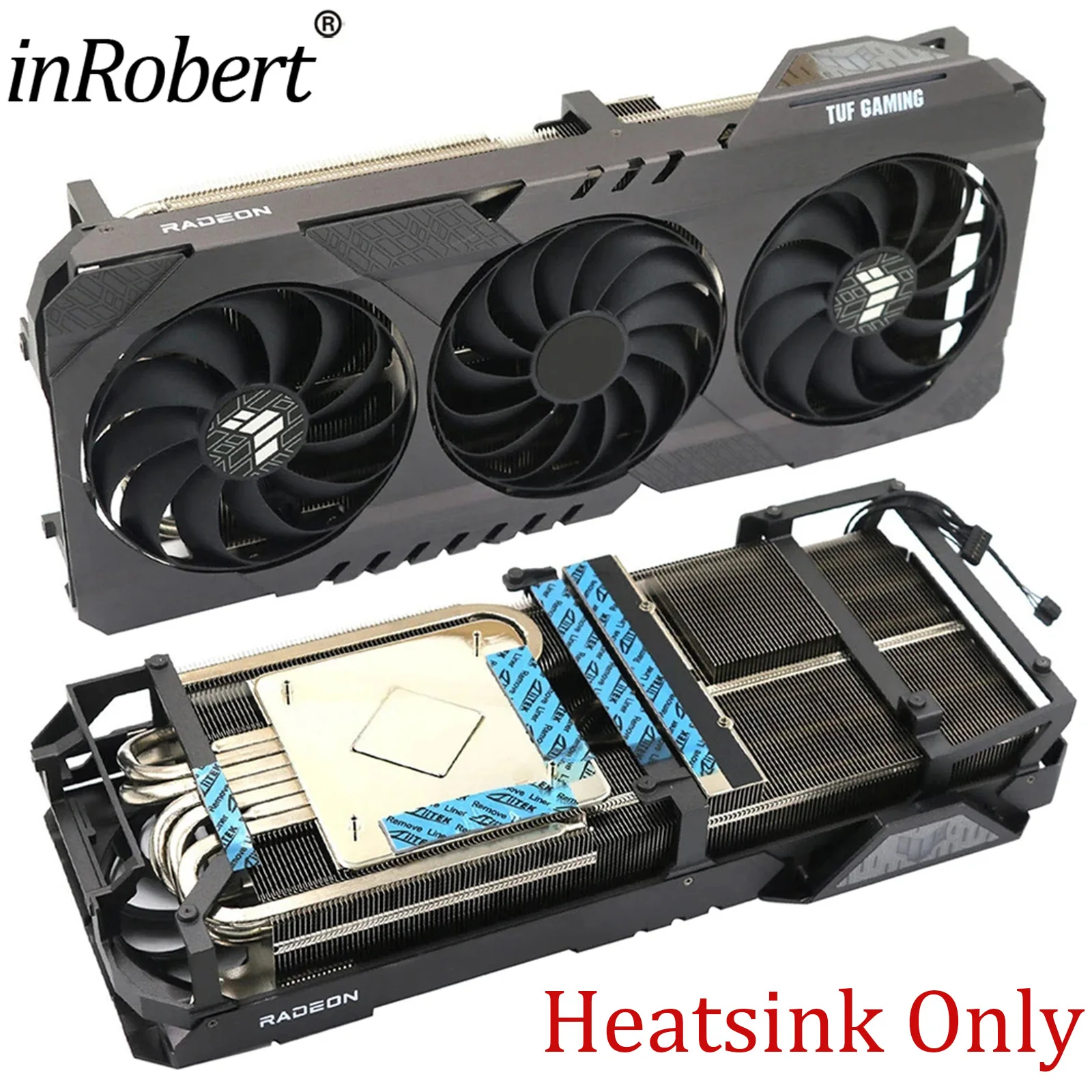 RX6700XT Video Card Heatsink for ASUS TUF RX 6700 XT TUF Gaming Graphics Card Cooler Heat Sink
RX6700XT Video Card Heatsink for ASUS TUF RX 6700 XT TUF Gaming Graphics Card Cooler Heat Sink 