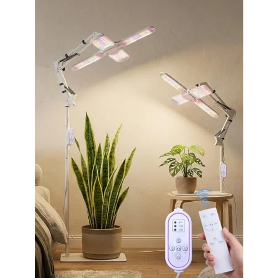 240 LEDs Grow Lights for Indoor Plants with Timer 6/12/16H Full Spectrum Plant Lights for Indoor Growing 10 Dimmable Level 24-7
240 LEDs Grow Lights for Indoor Plants with Timer 6/12/16H Full Spectrum Plant Lights for Indoor Growing 10 Dimmable Level 24-7