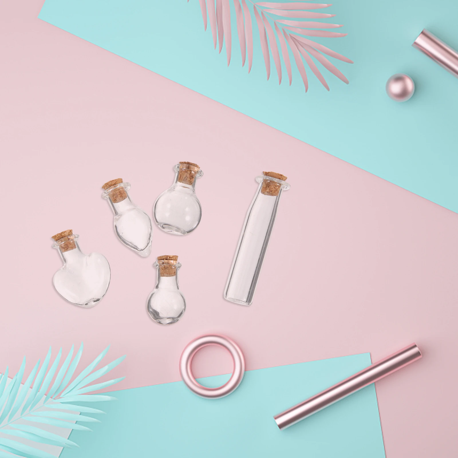 1Set Small Wishing Bottles Mini Glass Jars Cork Stoppers Tiny Glass Bottles for Decoration Storage Use 
1Set Small Wishing Bottles Mini Glass Jars Cork Stoppers Tiny Glass Bottles for Decoration Storage Use