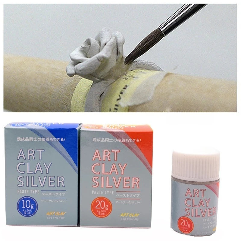 Pure Silvers Clay/liquid Silver Paste 10g/20g/DIY Silver Jewelry Repair Connection Silvers Paste Handmade Ring Pendant Material
Pure Silvers Clay/liquid Silver Paste 10g/20g/DIY Silver Jewelry Repair Connection Silvers Paste Handmade Ring Pendant Material