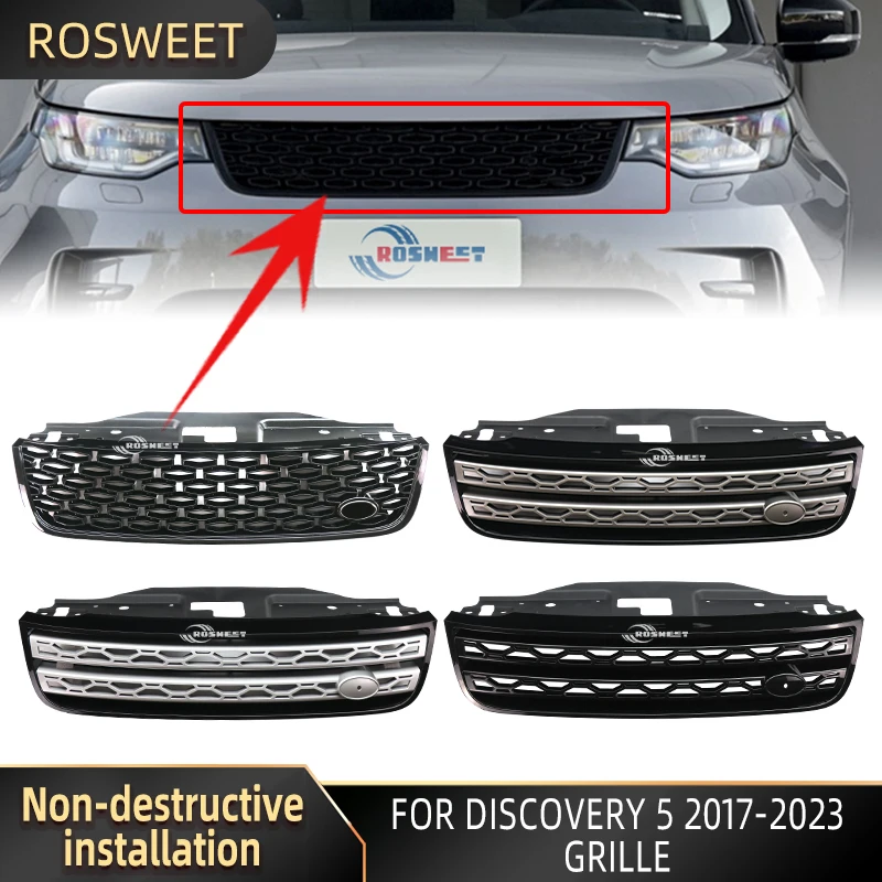 1 Pcs Front Bumper ABS Grille Grill For Discovery 5 2017-2023 L462 Mesh Car Accessories
1 Pcs Front Bumper ABS Grille Grill For Discovery 5 2017-2023 L462 Mesh Car Accessories