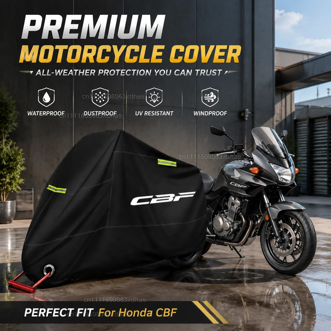 All Season Motorcycle Cover Rainproof Dustproof UV Protection 190T Oxford Cloth For For Honda CBF CBF125 CBF190R CBF500 CBF600
All Season Motorcycle Cover Rainproof Dustproof UV Protection 190T Oxford Cloth For For Honda CBF CBF125 CBF190R CBF500 CBF600