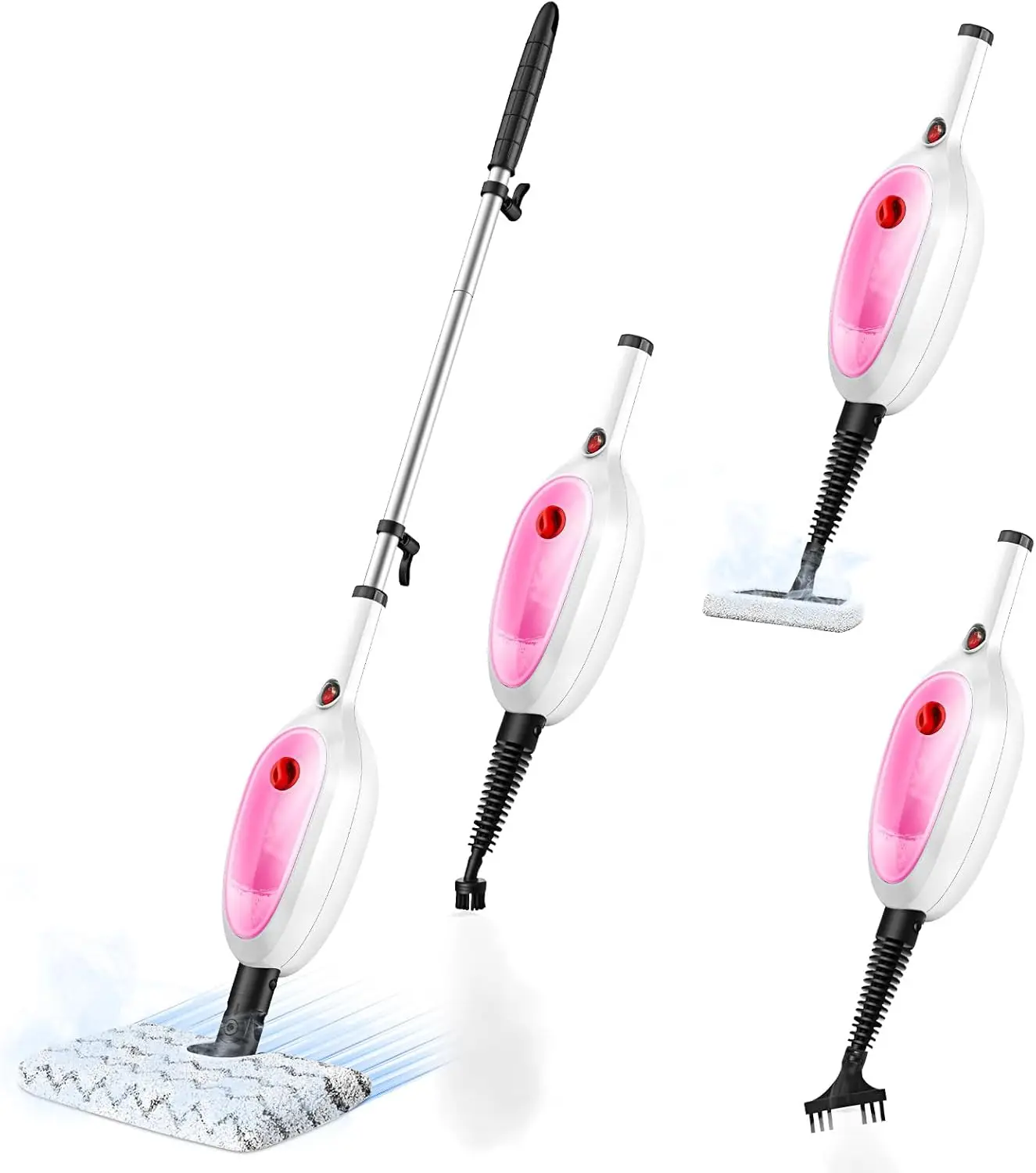 Паровая швабра с аксессуарами 10 в 1, двусторонний очиститель для дерева, плитки, окон и многого другого
Паровая швабра с аксессуарами 10 в 1, двусторонний очиститель для дерева, плитки, окон и многого другого