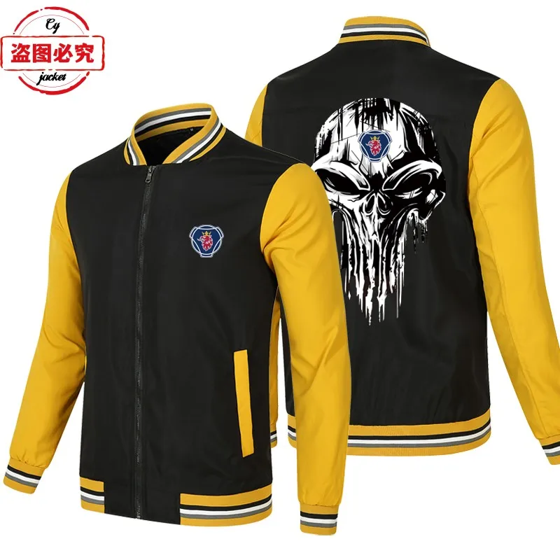 EU Size Heavy-duty Truck Logo Printed Jacket Scania Men's Top Casual Stand Collar Zipper Jacket Team Uniform Workwear
EU Size Heavy-duty Truck Logo Printed Jacket Scania Men's Top Casual Stand Collar Zipper Jacket Team Uniform Workwear