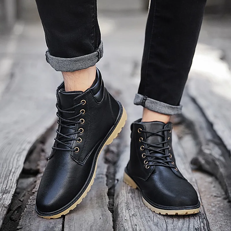 2024 New Men's Boots High Quality Genuine Leather High Top Fashion Casual Fashion Zapatillas Work Shoes Sapato Masculino
2024 New Men's Boots High Quality Genuine Leather High Top Fashion Casual Fashion Zapatillas Work Shoes Sapato Masculino