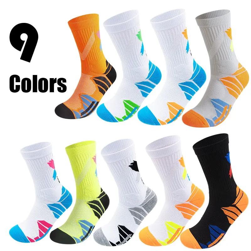 4-5-9 Pairs Men Cushion Running Socks Performance Breathable Crew Socks Outdoor Sports Socks
4-5-9 Pairs Men Cushion Running Socks Performance Breathable Crew Socks Outdoor Sports Socks