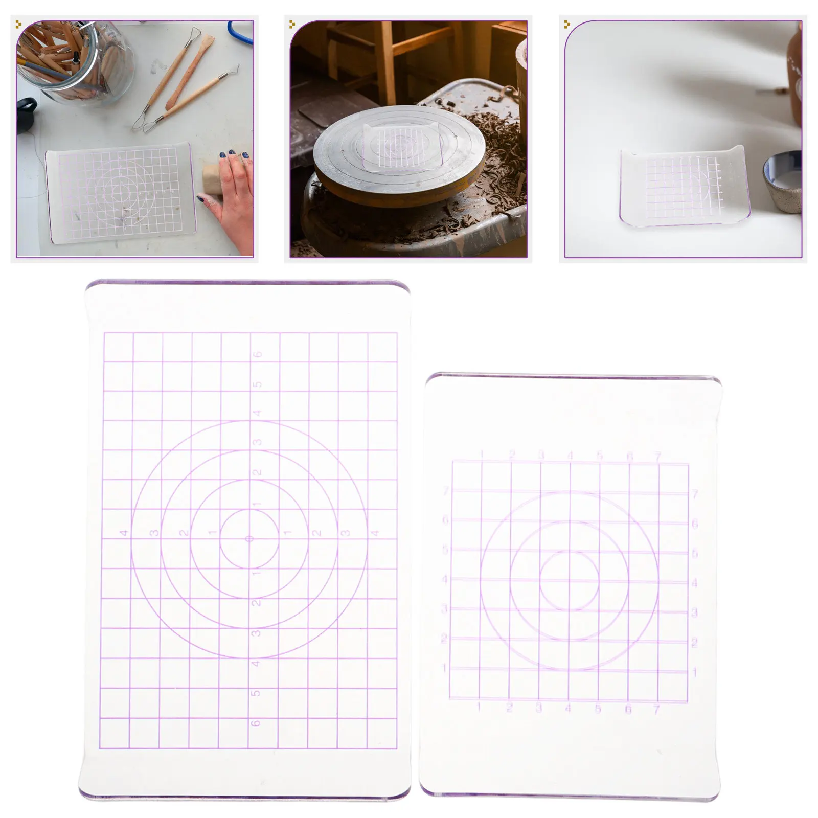 2Pcs Acrylic Sheet Clay Board Clear Flat Surface for Clay Wedging Rolling and Sculpting Versatile Crafting Tool for Artists
2Pcs Acrylic Sheet Clay Board Clear Flat Surface for Clay Wedging Rolling and Sculpting Versatile Crafting Tool for Artists