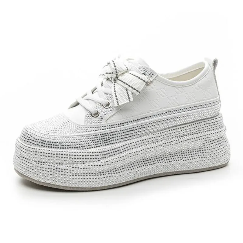 7CM Genuine Leather Ankle Boots Shoes Elastic Chunky Sneakers Comfy New Summer Spring Pumps Fashion Vulcanize Women Casual Shoes
7CM Genuine Leather Ankle Boots Shoes Elastic Chunky Sneakers Comfy New Summer Spring Pumps Fashion Vulcanize Women Casual Shoes