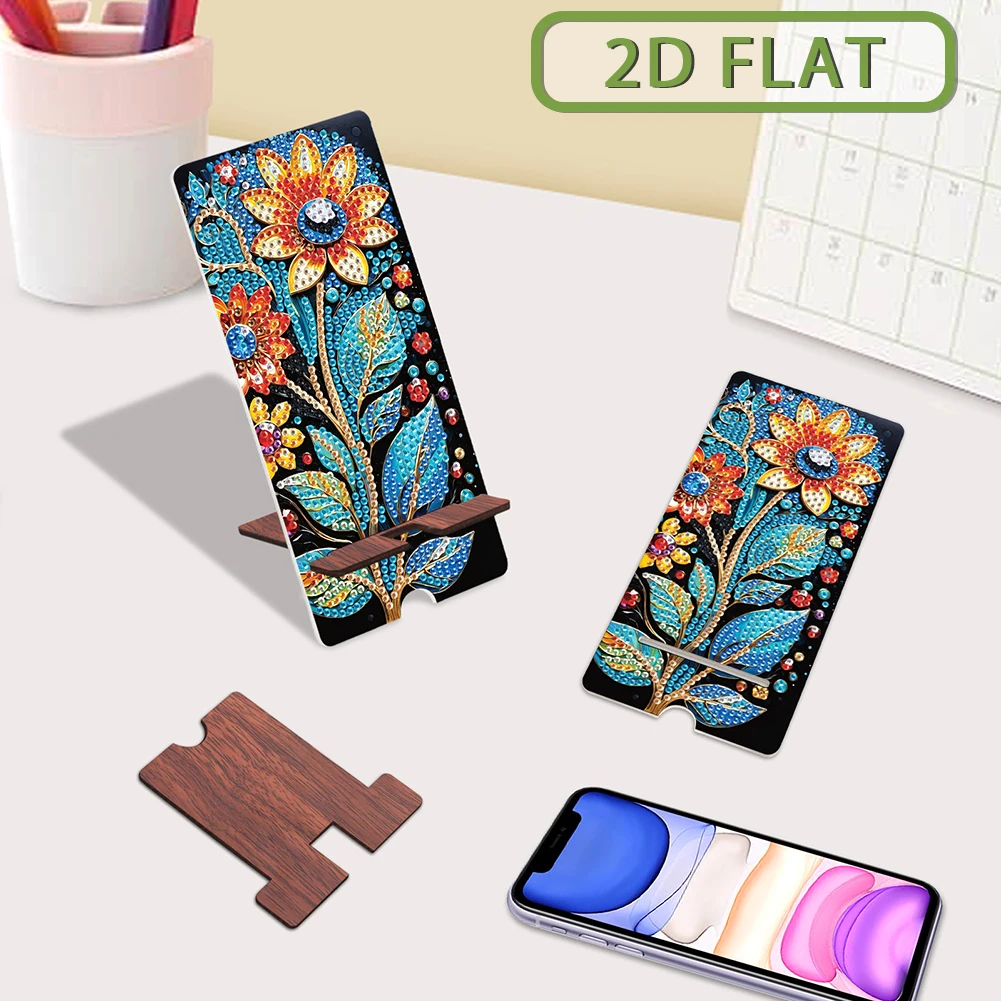 2-Pack Acrylic Flower Diamond Art Phone Stand & Mirror Kit for Beginner Adult (B)
2-Pack Acrylic Flower Diamond Art Phone Stand & Mirror Kit for Beginner Adult (B)