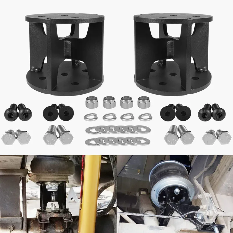 NONY 52440 Air Lift Spacers for Lifted Vehicles Kits - 4" Lift, For Most Air Spring Lift Car Accessories
NONY 52440 Air Lift Spacers for Lifted Vehicles Kits - 4" Lift, For Most Air Spring Lift Car Accessories