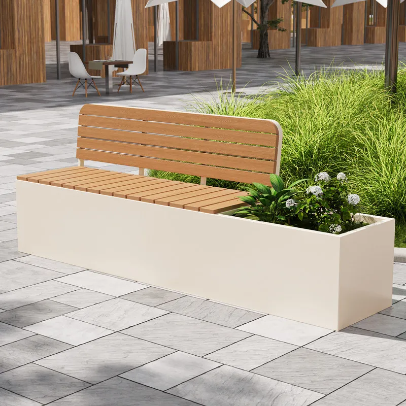 Outdoor bench park flower box courtyard open-air scenic spot landscape seat shopping mall square leisure belt backrest bench
Outdoor bench park flower box courtyard open-air scenic spot landscape seat shopping mall square leisure belt backrest bench