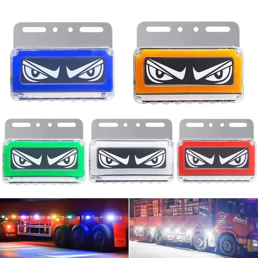 DC 24V Truck Trailer Side Marker Light Devil Eyes LED Truck Devil Eyes Light Rectangle Trailer Clearance Light Car Decor
DC 24V Truck Trailer Side Marker Light Devil Eyes LED Truck Devil Eyes Light Rectangle Trailer Clearance Light Car Decor
