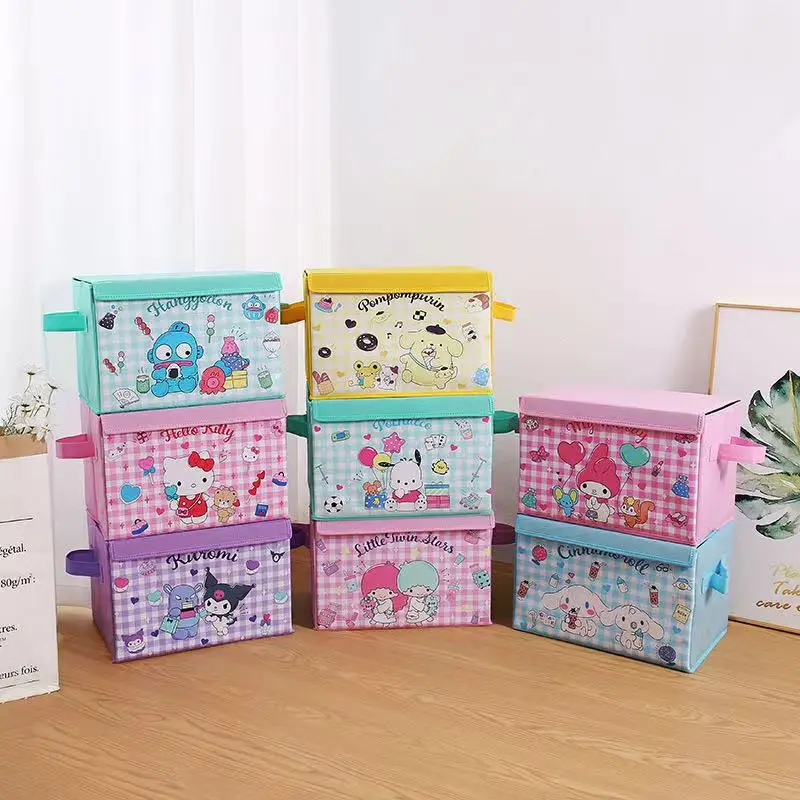 2024 Hello Kitty Y2K Storage Box Sanrio Kawaii Anime My Melody Pompompurin Large Capacity Fabric Foldable Flap Toys Storage Box
2024 Hello Kitty Y2K Storage Box Sanrio Kawaii Anime My Melody Pompompurin Large Capacity Fabric Foldable Flap Toys Storage Box