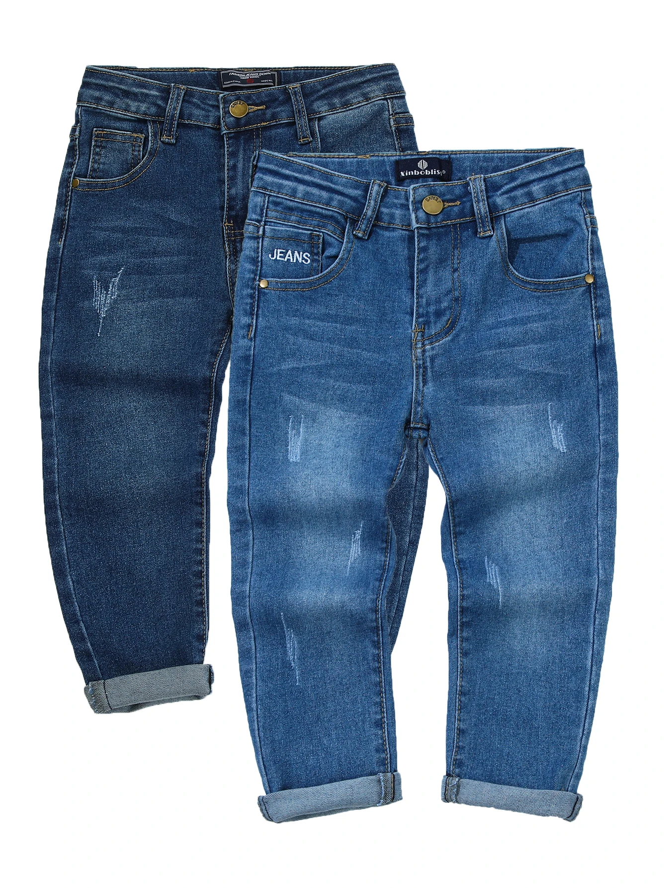 Boys' Casual Elastic Denim Pants - Stylish Solid Color Jeans, Kids Clothing for Spring & Fall
Boys' Casual Elastic Denim Pants - Stylish Solid Color Jeans, Kids Clothing for Spring & Fall
