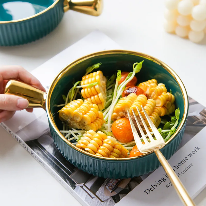 Керамическая миска с ручкой из Пномпеня, миска для риса в скандинавском стиле, домашняя одинарная креативная полосатая миска для завтрака, Салатница для фруктов
Керамическая миска с ручкой из Пномпеня, миска для риса в скандинавском стиле, домашняя одинарная креативная полосатая миска для завтрака, Салатница для фруктов