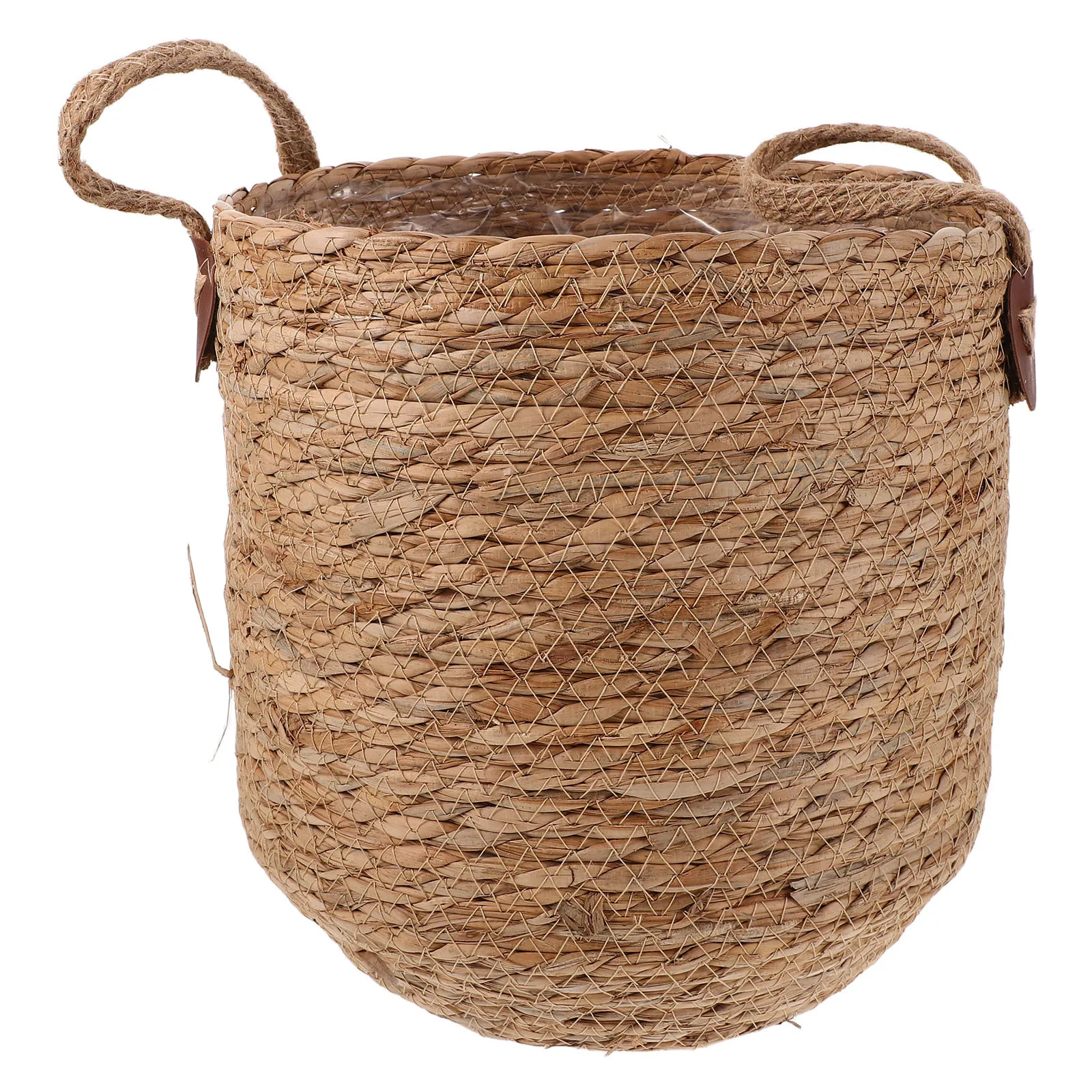 Handwoven Woven Flower Pot: Round Natural Grass Basket Floor Planter Holder For Indoor Plants Decorative Plant Basket Cover
Handwoven Woven Flower Pot: Round Natural Grass Basket Floor Planter Holder For Indoor Plants Decorative Plant Basket Cover