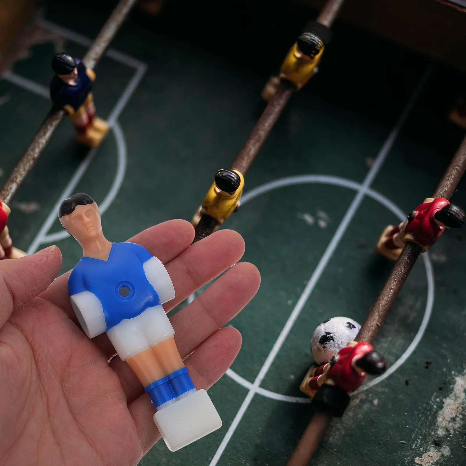 10Pcs Plastic Football Men Tabletop Soccer Players Replacement Parts for Foosball Games Home Dormitory Soccer Accessories
10Pcs Plastic Football Men Tabletop Soccer Players Replacement Parts for Foosball Games Home Dormitory Soccer Accessories