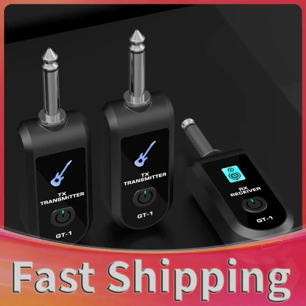 2.4G Wireless Guitar Audio Transmitter Receiver with Precise Sound Guitar Wireless Transmission System for Electric Bass Violin
2.4G Wireless Guitar Audio Transmitter Receiver with Precise Sound Guitar Wireless Transmission System for Electric Bass Violin