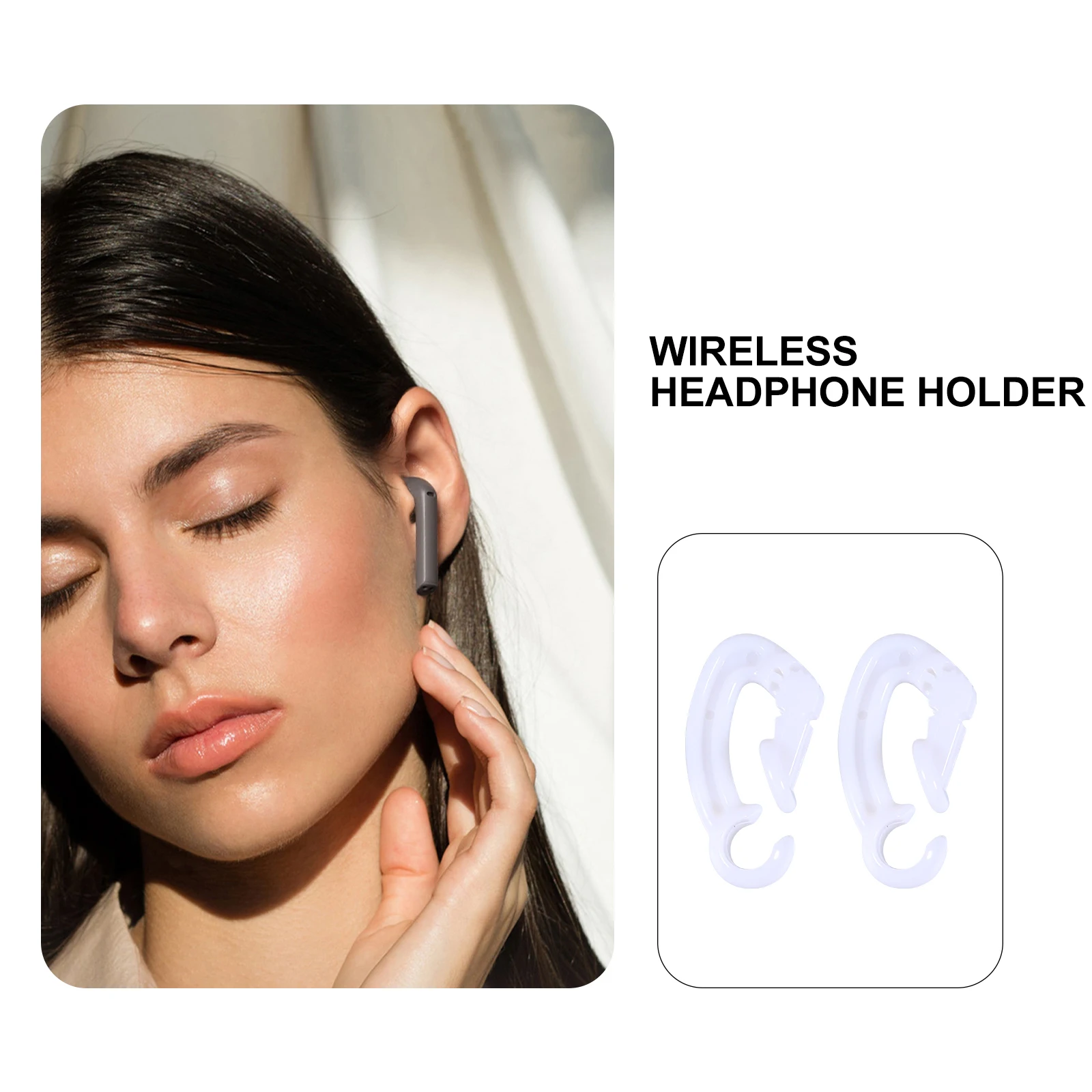 2pcs Anti Lost Earphone Hooks Wireless Earbud Holders Protective Clips for Running Cycling Adjustable Non Slip Earcaps 
2pcs Anti Lost Earphone Hooks Wireless Earbud Holders Protective Clips for Running Cycling Adjustable Non Slip Earcaps