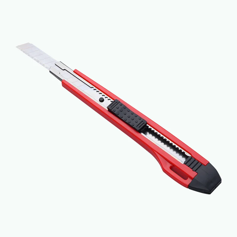 Rail Snap Off 9mm Stainless Steel Blade Utility Knife Auto Lock with Pocket Clip Trimming Knife Stationery Supplies Box Cutter
Rail Snap Off 9mm Stainless Steel Blade Utility Knife Auto Lock with Pocket Clip Trimming Knife Stationery Supplies Box Cutter