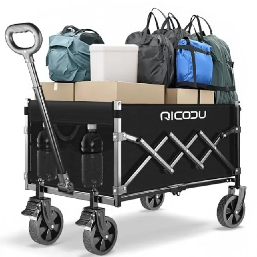 Foldable Wagon with Brakes Lightweight 11lbs Collapsible Utility Wagon 180lbs Capacity AllTerrain Wheels Portable Beach Camping
Foldable Wagon with Brakes Lightweight 11lbs Collapsible Utility Wagon 180lbs Capacity AllTerrain Wheels Portable Beach Camping