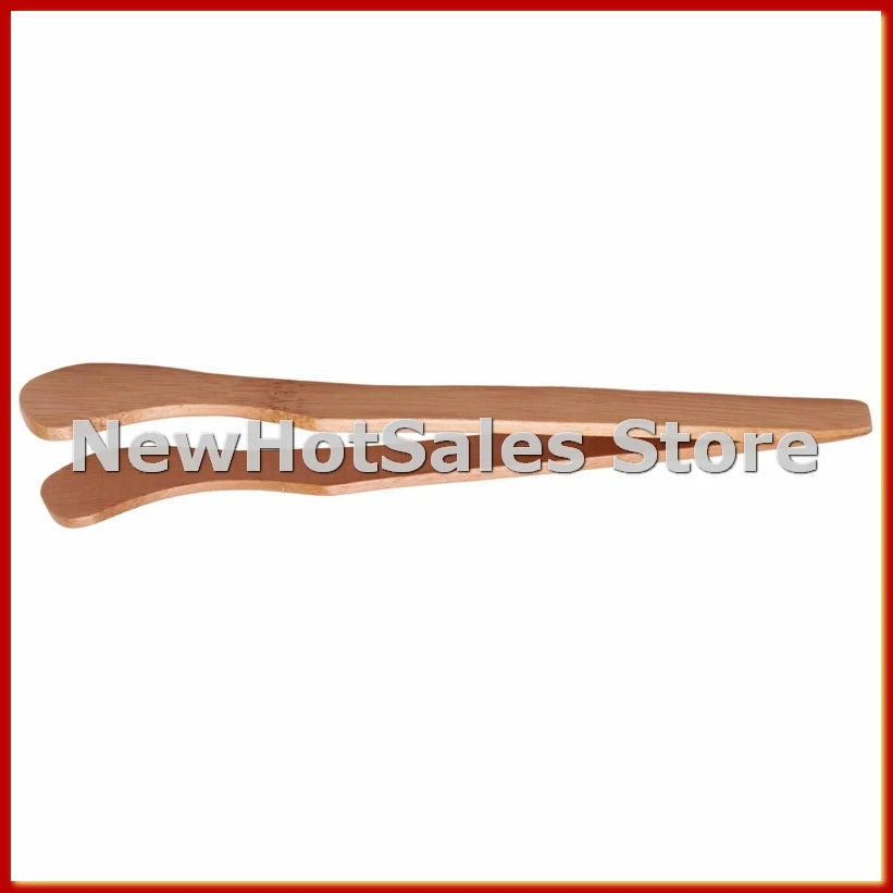 12PCS Bamboo Toaster Tongs, 7 Inch Wood Kitchen Tongs, Reusable Wood Cooking Tongs, for Toast, Cooking, Bread, Fruit Tea-ABFB