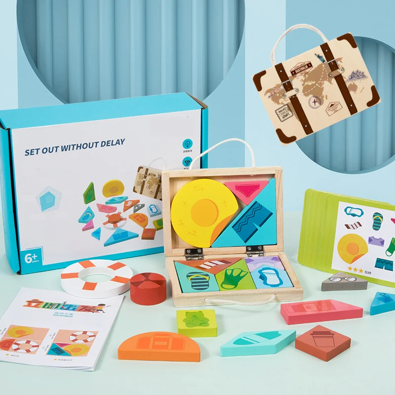 Wooden Blocks Puzzle Kids Logical Thinking Training Aid Portable Sensory Toys Gifts For Preschool Nursery
Wooden Blocks Puzzle Kids Logical Thinking Training Aid Portable Sensory Toys Gifts For Preschool Nursery
