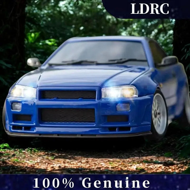 LDRC 1899 1/18 RC Drift Car LD1899 GTR Mode R34 2.4GHz RWD with Gyroscope on-Road Alloy Body Shell Racing Car for Boys Gifts
LDRC 1899 1/18 RC Drift Car LD1899 GTR Mode R34 2.4GHz RWD with Gyroscope on-Road Alloy Body Shell Racing Car for Boys Gifts