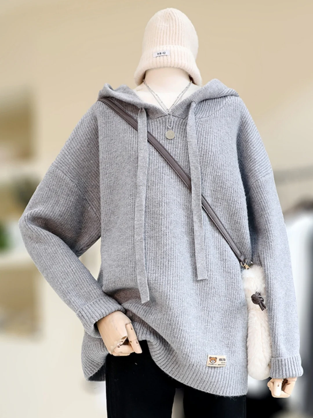 plus Size Hoodie Knitwear Loose Casual Long Sve Overweight Slimming Color Pullover Autumn Winter Women's Faion
plus Size Hoodie Knitwear Loose Casual Long Sve Overweight Slimming Color Pullover Autumn Winter Women's Faion