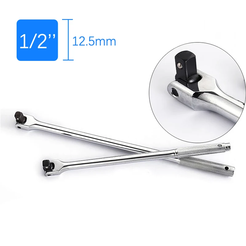 1/2'' F Rod Wrench Socket 15'' 18'' Torque Wrench Long Force Bar Activity Head Strong Lever Steering Handle Repair Tool
1/2'' F Rod Wrench Socket 15'' 18'' Torque Wrench Long Force Bar Activity Head Strong Lever Steering Handle Repair Tool