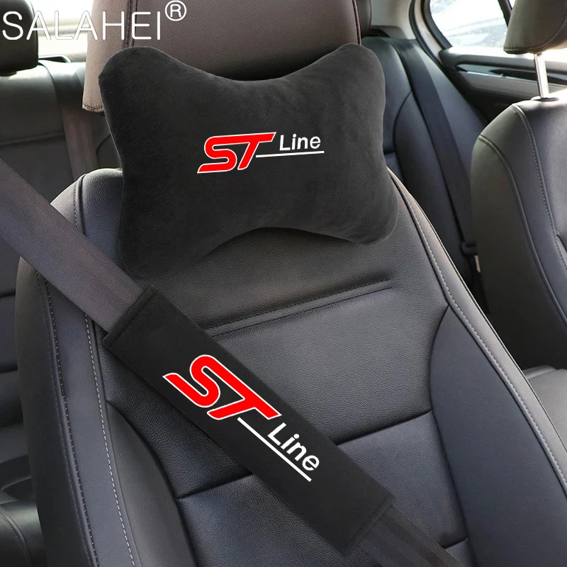 Car Headrest Neck Pillow Seat Belt Shoulder Pad Auto Accessories For Ford STline Taurus Focus Fiesta Shelby Edge Mondeo Explorer
Car Headrest Neck Pillow Seat Belt Shoulder Pad Auto Accessories For Ford STline Taurus Focus Fiesta Shelby Edge Mondeo Explorer